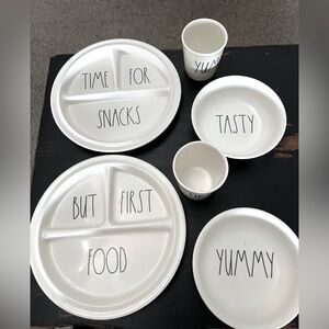 Ceramic Children’s Rae Dunn Six Piece Dining Set